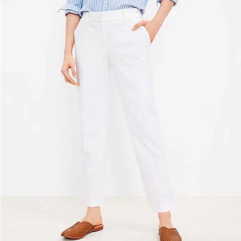 Loft white pants